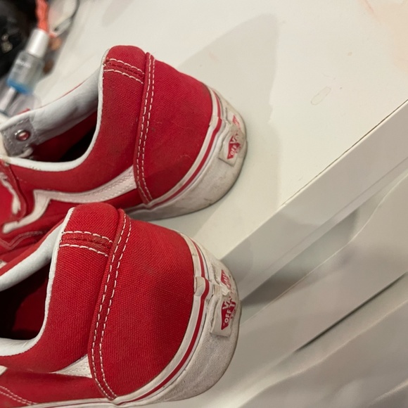 Lightly Used Red Old School Vans - Picture 7 of 7